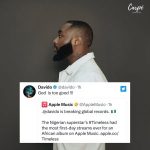 Davido's latest Song