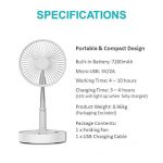 Foldable Rechargeable Fan