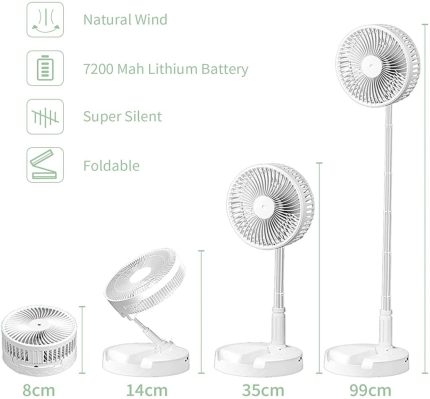 Foldable Rechargeable Fan