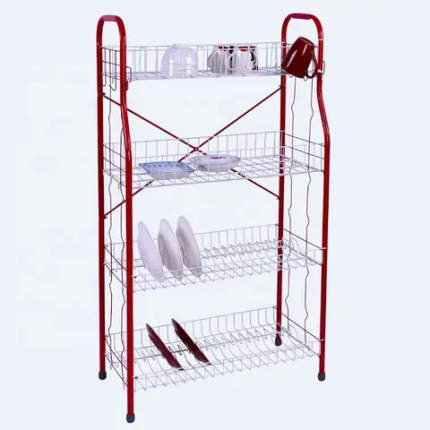 Iron Steel Kitchen Rack 4 steps