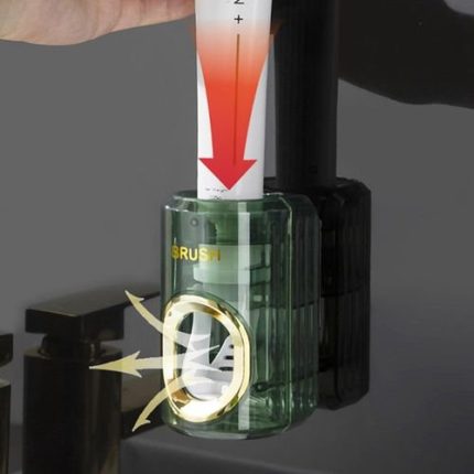 Fancy Glass Toothpaste dispenser