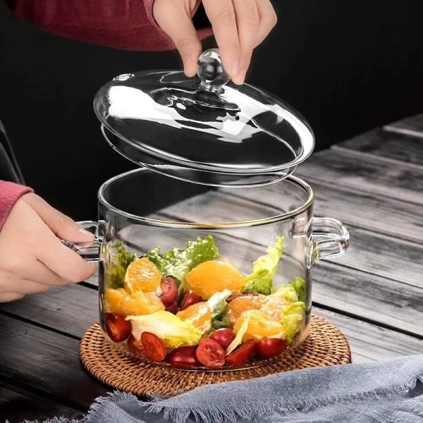 Glass Cooking Pot