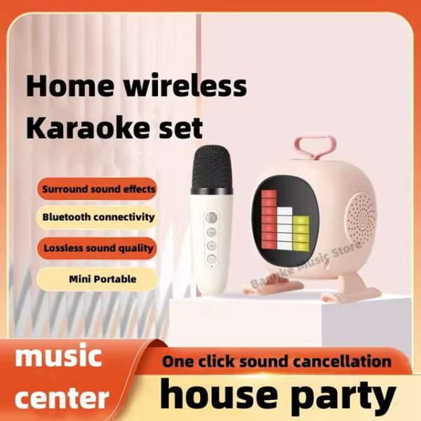 Portable wireless karaoke speaker