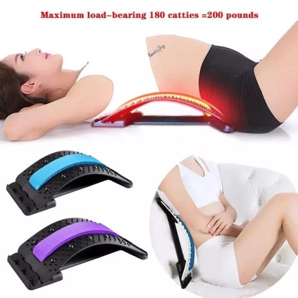 Back Stretcher Lumbar Support & Back Massager